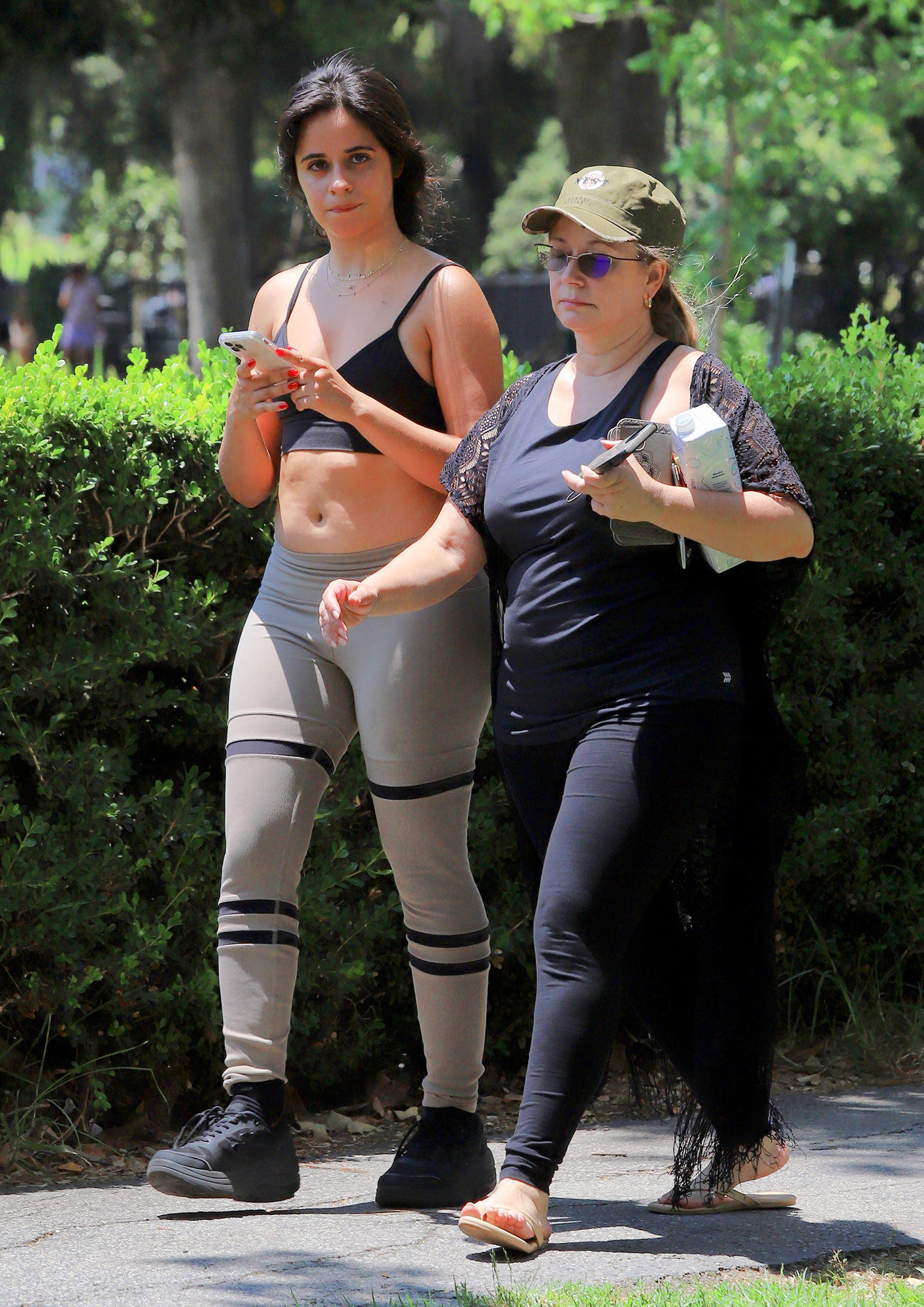 Camila Cabello Flaunts Curves in Sports Bra, Leggings: Photos