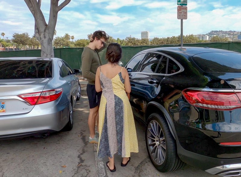 Camila Cabello Looks Trendy in a Flowy Sundress While Out With Boyfriend Shawn Mendes