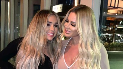 Kim Zolciak and Daughter Ariana Rock Barely-There Leopard Bikinis, Flaunt Their Assets