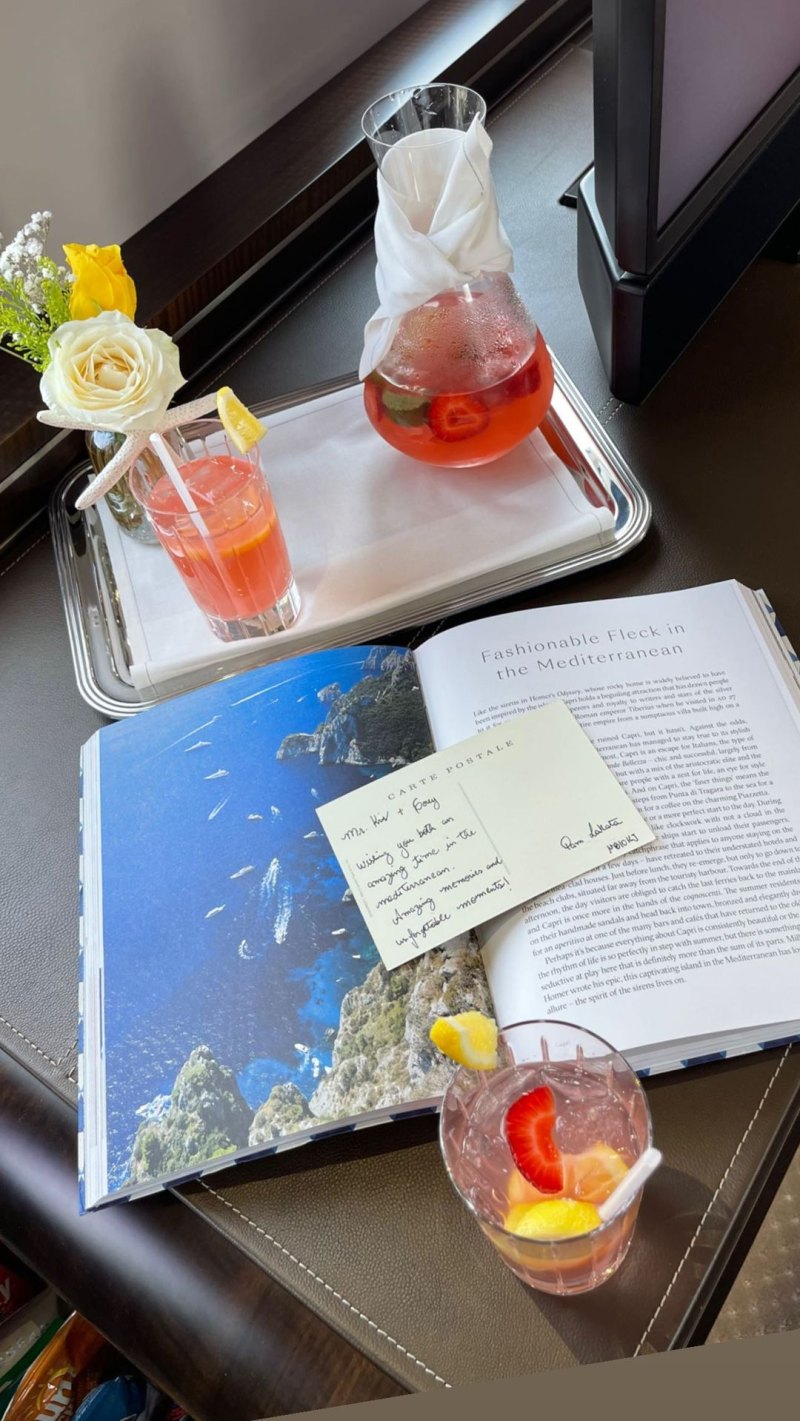 Kris Jenner and Boyfriend Corey Gamble Jet Off to Capri, Italy for a Romantic Couples Getaway