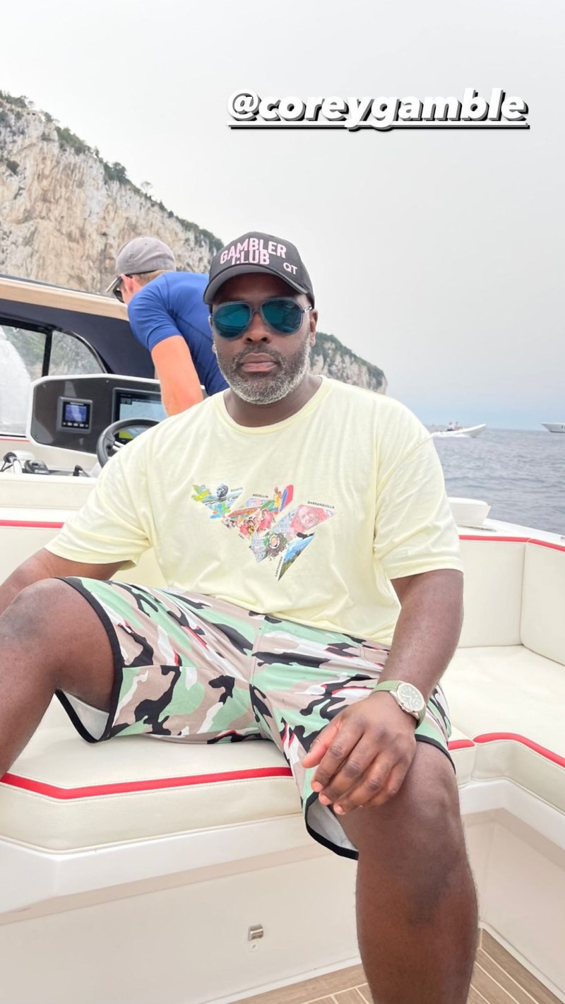 Kris Jenner and Boyfriend Corey Gamble Jet Off to Capri, Italy for a Romantic Couples Getaway