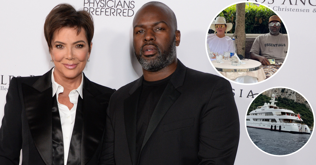 Kris Jenner Vacations With BF Corey Gamble In St. Barts: Photos