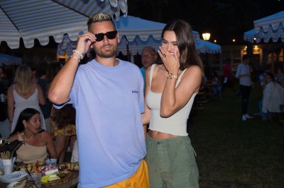 Scott Disick and Amelia Hamlin Attend a Party in Montauk
