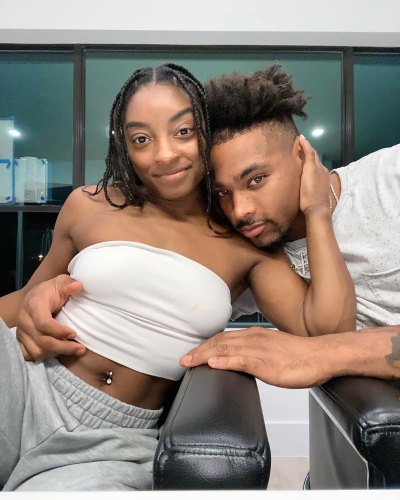 Simone Biles and Boyfriend Jonathan Owens Enjoy a Steamy Day Date By the Pool