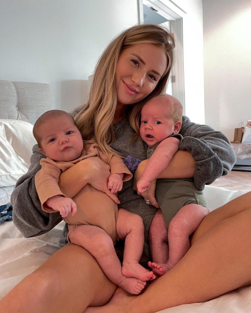 Arie Luyendyk Lauren Burnham Twins Lux and Senna