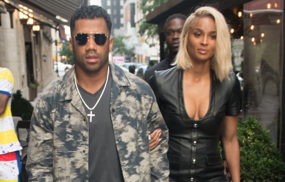 Ciara Wears Leather Dress in NYC With Husband Russell Wilson 3