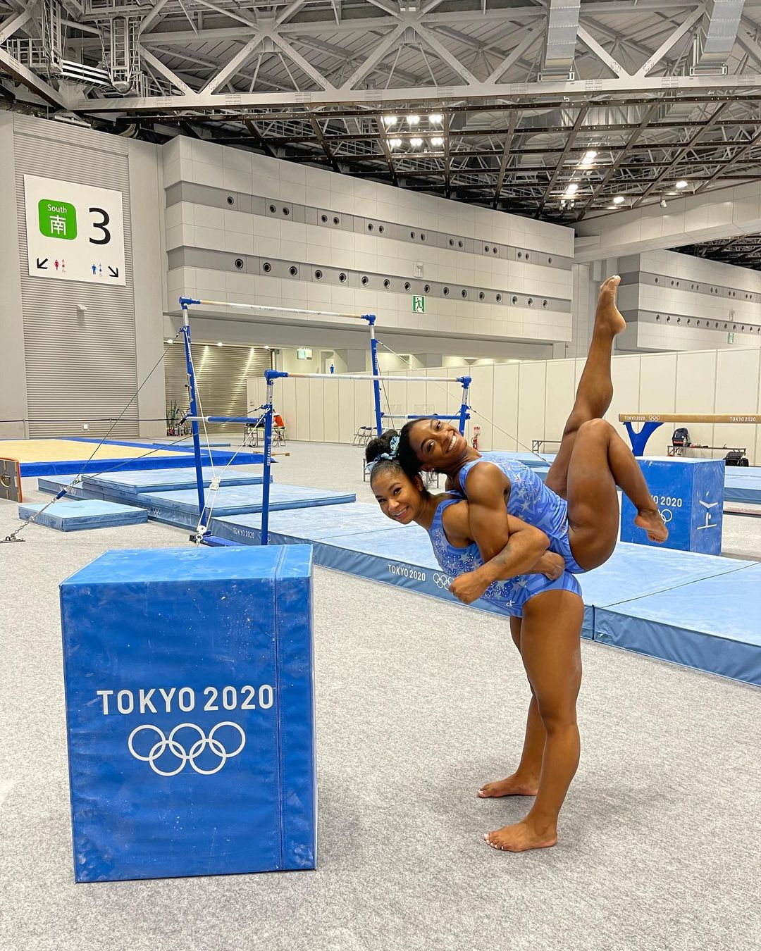 simone-biles-jordan-chiles-bff-photos-training