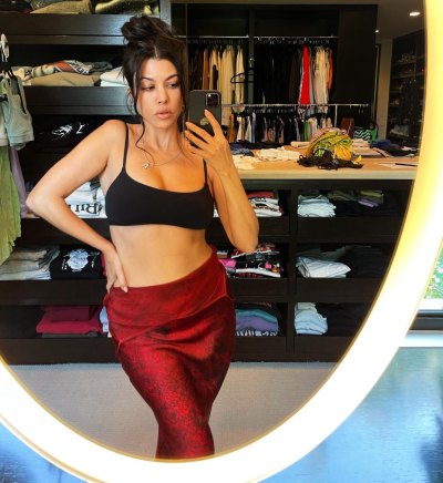 Is Kourtney Kardashian Pregnant? Reacts to Travis Barker Rumors