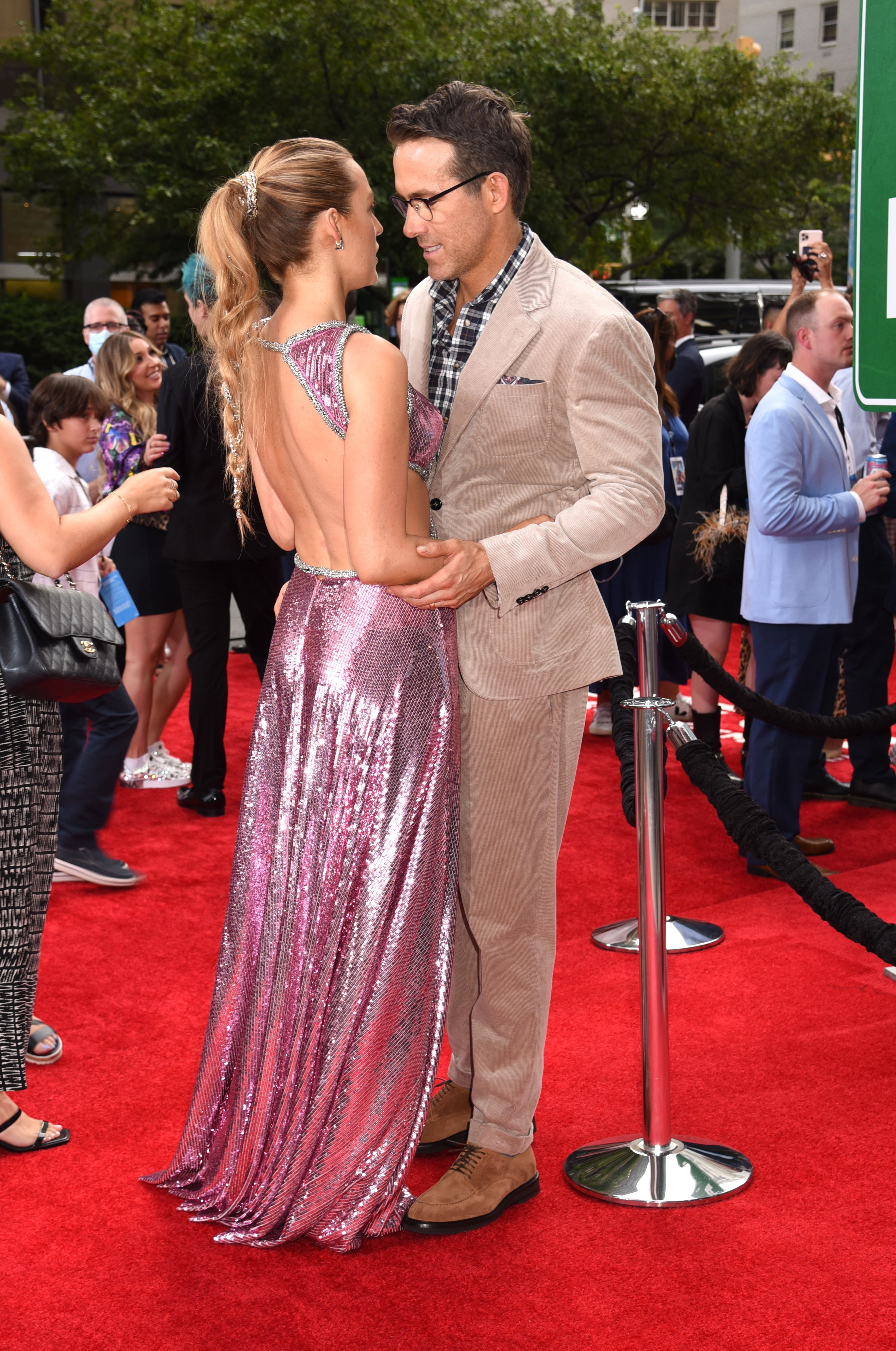 Blake Lively Stuns in a Cut-Out Dress Alongside Husband Ryan Reynolds at ‘Free Guy’ Movie Premiere