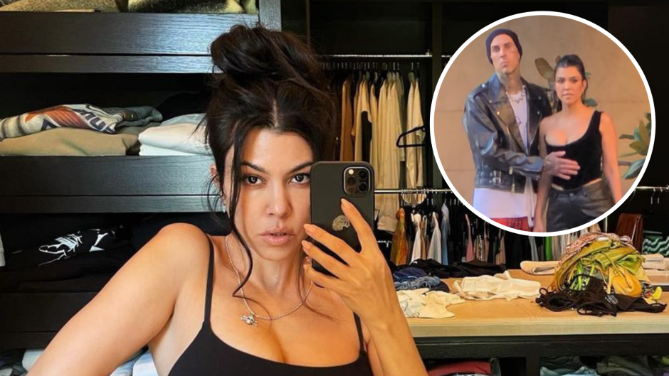 Is Kourtney Kardashian Pregnant? Reacts to Travis Barker Rumors