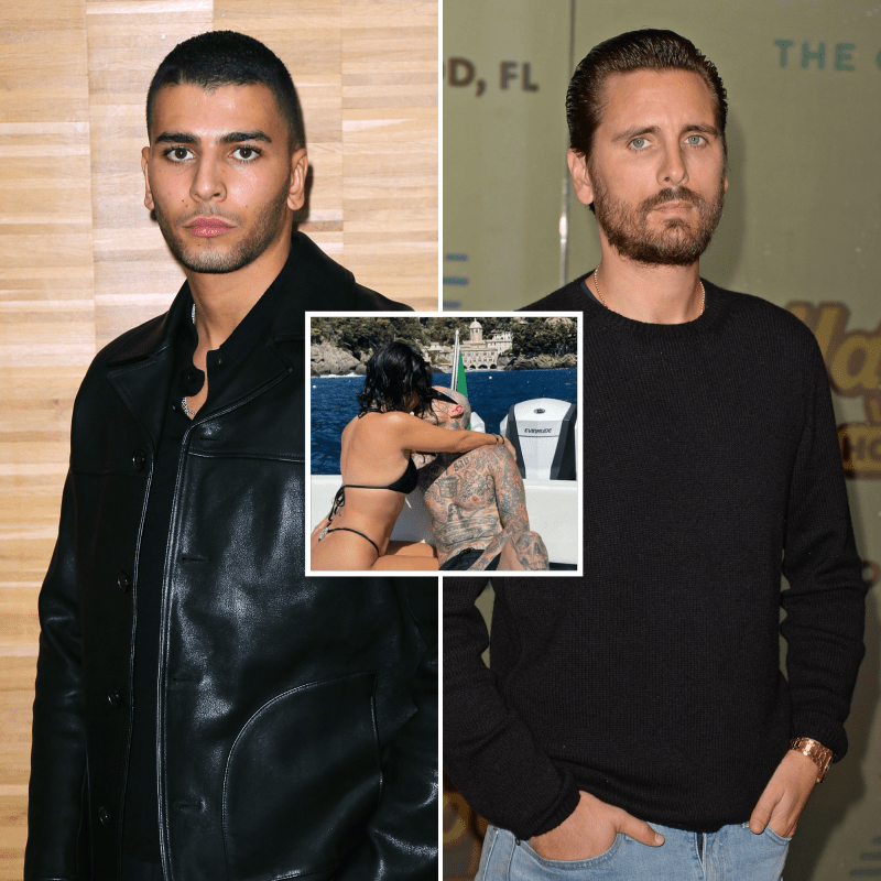 Younes Leaks Scott Disick Alleged DM About Kourtney and Travis