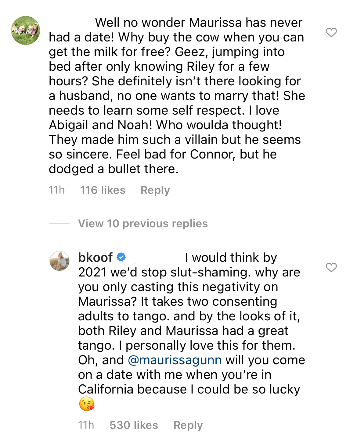Becca Kufrin Defends Maurissa After Riley Hook Up on 'Paradise'