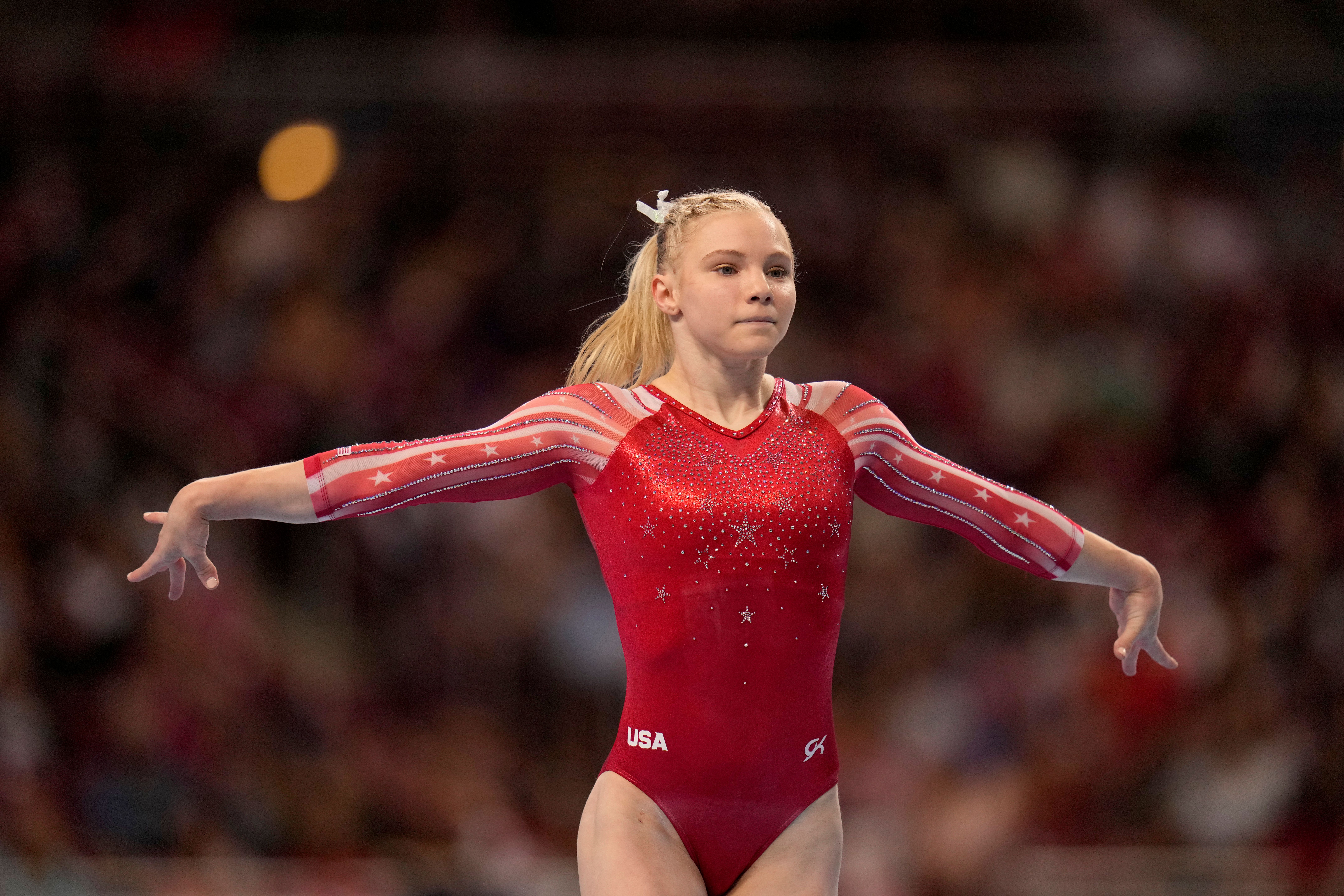 Skilled and Stylish! Photos of Jade Carey’s Gymnastics Leotards From the Tokyo Olympics