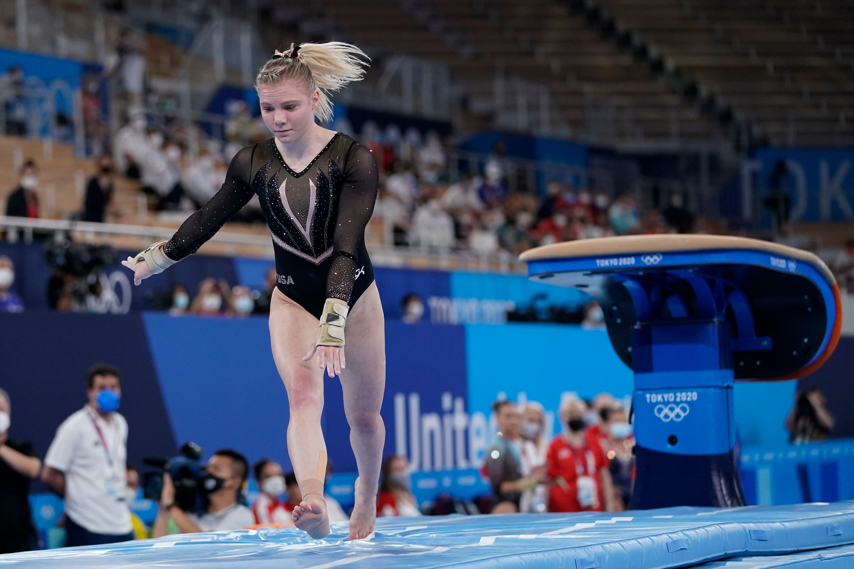 Skilled and Stylish! Photos of Jade Carey’s Gymnastics Leotards From the Tokyo Olympics