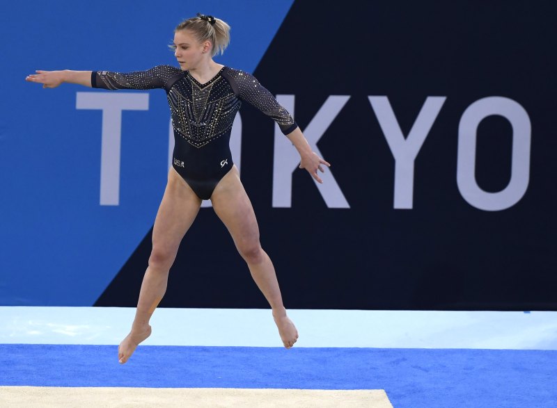 Skilled and Stylish! Photos of Jade Carey’s Gymnastics Leotards From the Tokyo Olympics
