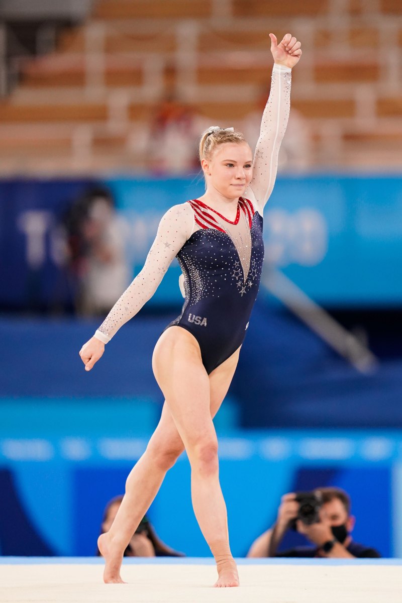 Skilled and Stylish! Photos of Jade Carey’s Gymnastics Leotards From the Tokyo Olympics