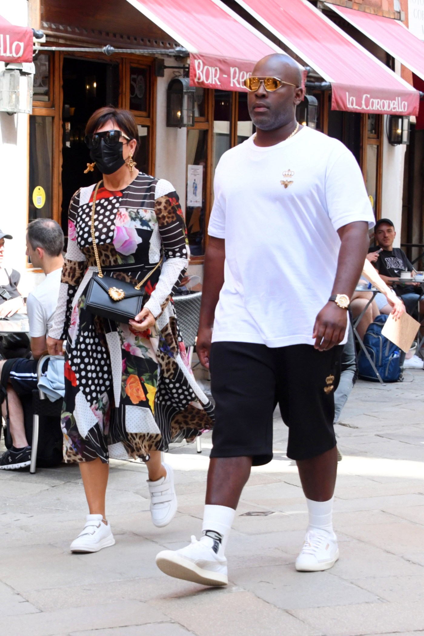 Kris Jenner, Boyfriend Corey Gamble Step Out in Italy: Photos