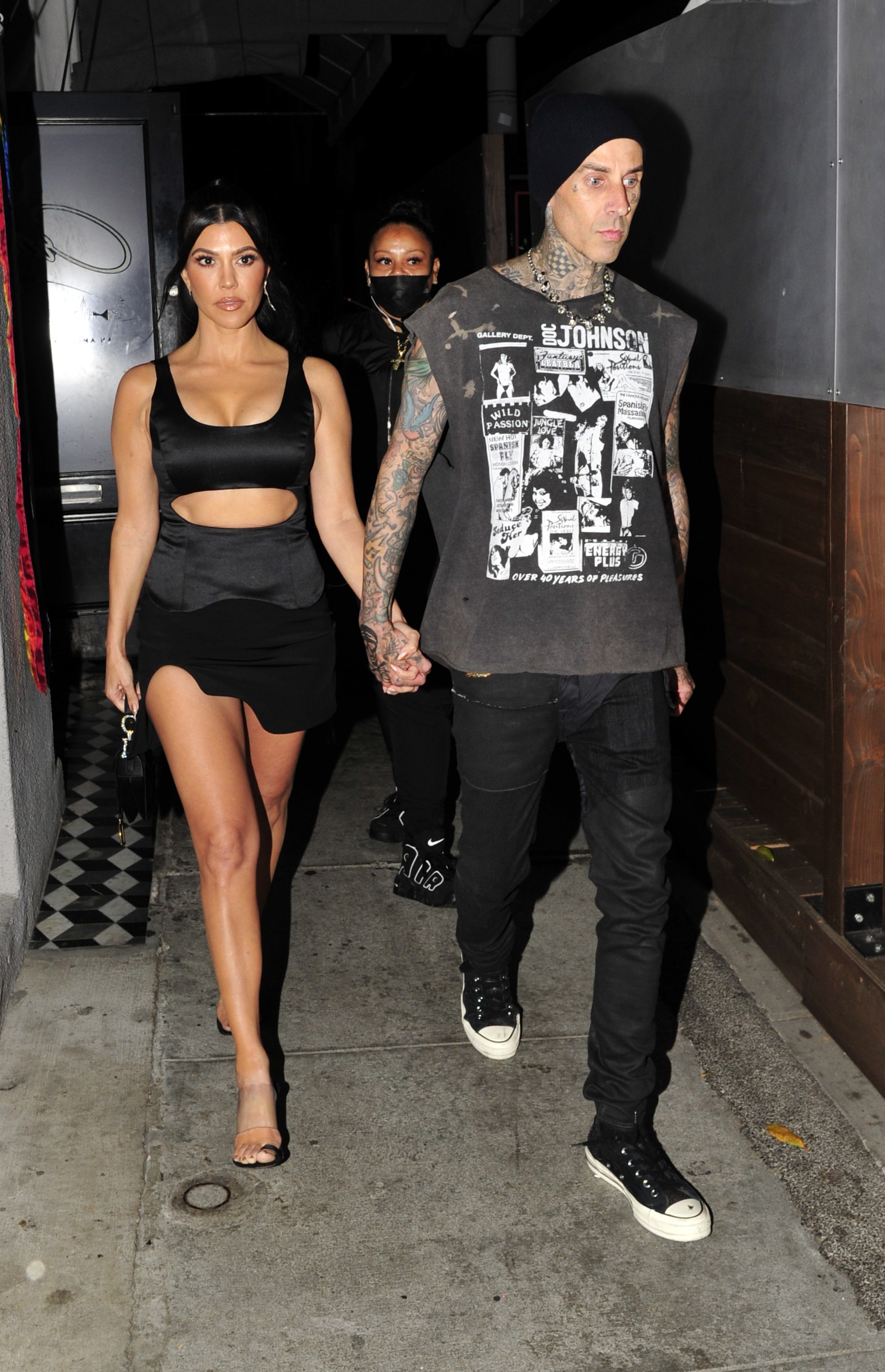 Kourtney Kardashian Travis Barker Quarantine Photos