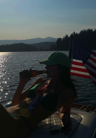 Kendall Jenner Wears Devin Booker's Gold Medal in Bikini Photo