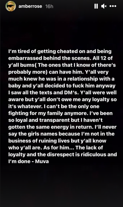 Amber Rose Cheated On: Accuses Boyfriend Alexander 'AE' Edwards  