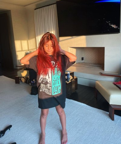 Kourtney Kardashian Daughter Penelope Disick Red Hair
