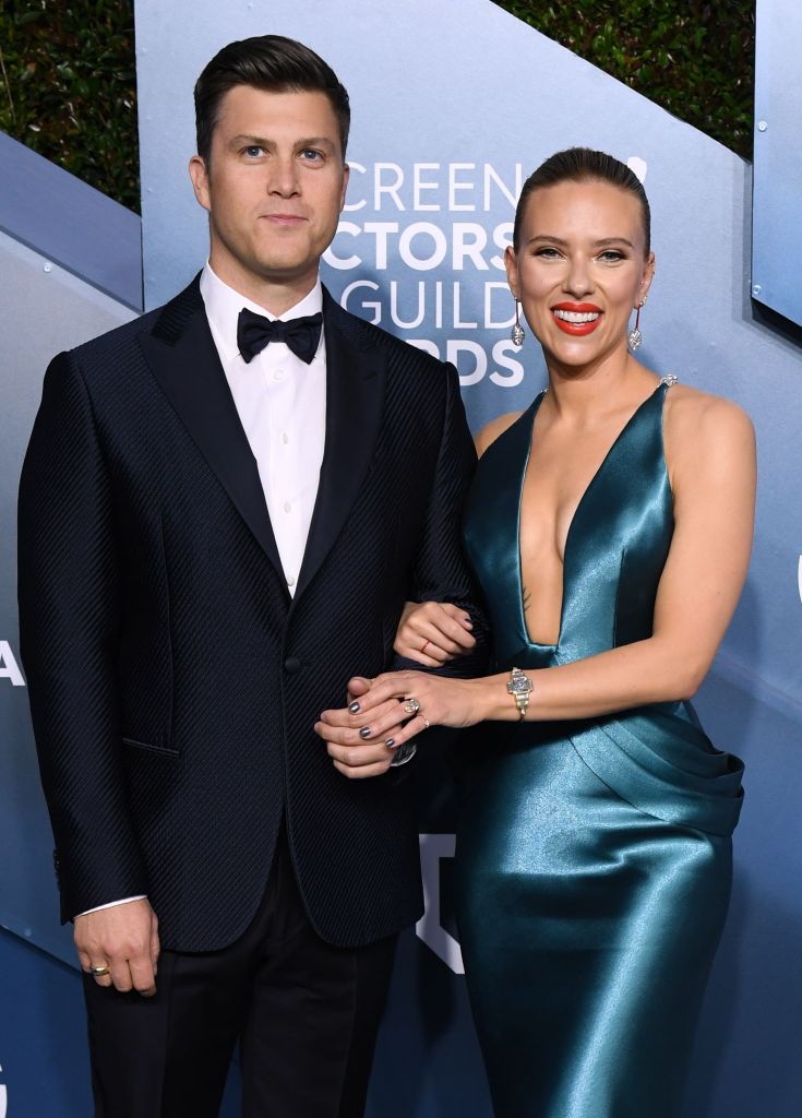 Scarlett Johansson Gives Birth Colin Jost