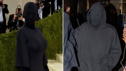 Kim Kardashian and Kanye West Matching at Met Gala Photos