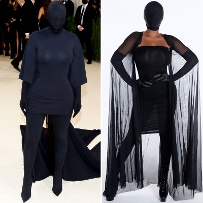 Kim Kardashian's All-Black Met Gala Look Now a Sexy Halloween Costume With Bondage Head Mask