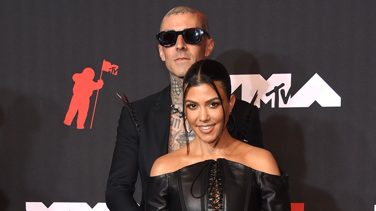 Kourtney and Travis Tour the Spooky ‘Witch’s House’ in Beverly Hills