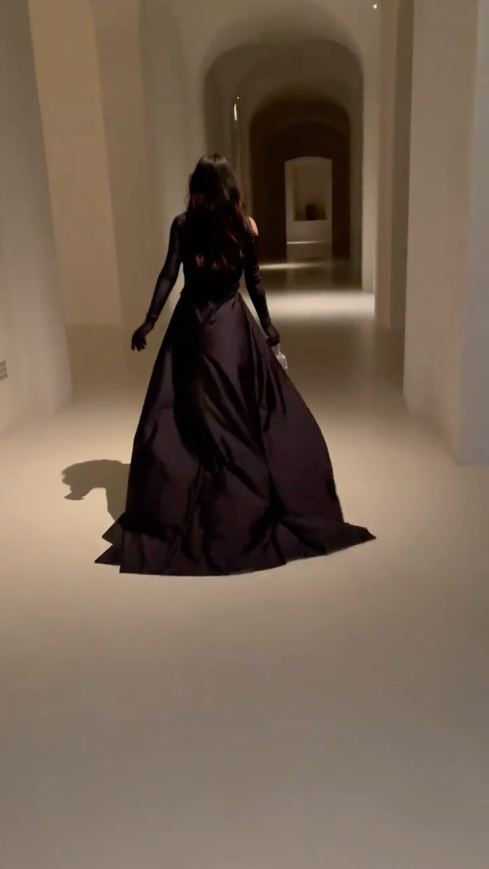 Superhero Chic! Kim Kardashian Flaunts a Custom Balenciaga Outfit With a Cape and Sparkly Handbag