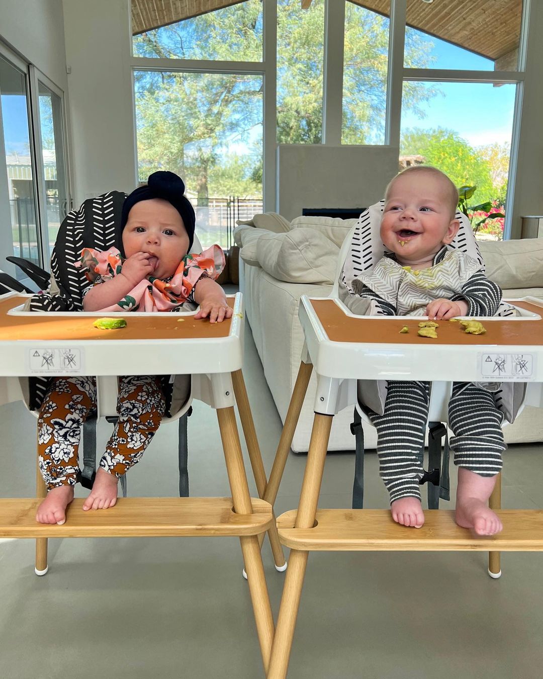 Arie and Lauren Luyendyk Twins Lux Senna Photos
