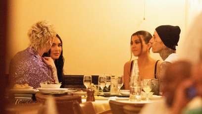 Kourtney Kardashian, Travis Barker, Megan Fox and Machine Gun Kelly Go Out Post-VMAs 6