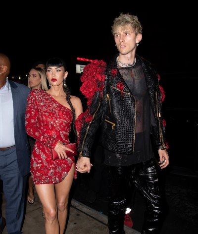 Met Gala Afterparty Photos 2021 Megan Fox and Machine Gun Kelly head to a Met Gala after party, New York, USA - 13 Sep 2021