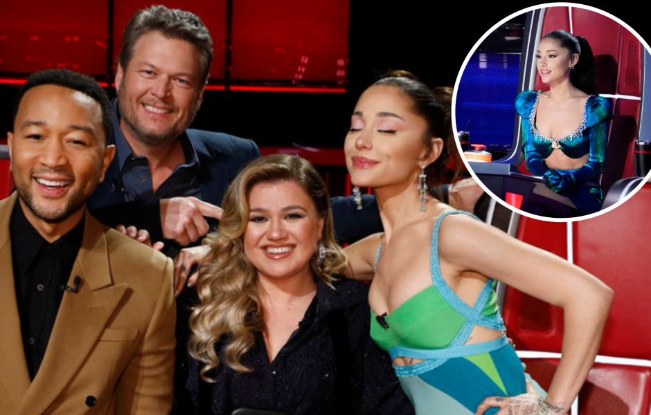Ariana Grande Outifts on The Voice Photos