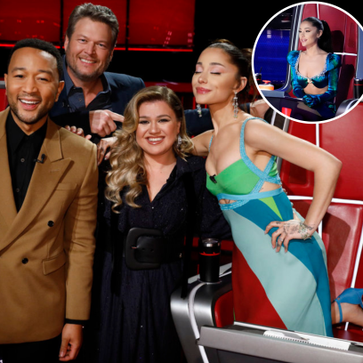 Ariana Grande Outifts on The Voice Photos