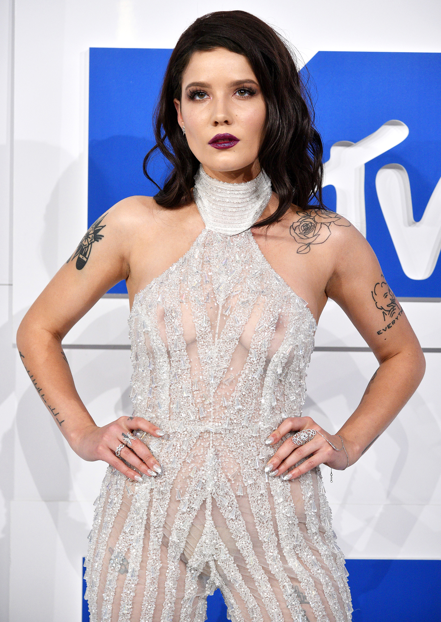 Halsey's Most Fashionable Braless Moments Over the Years: See Photos!