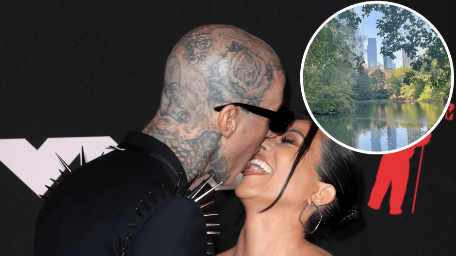 Kourtney Kardashian and Travis Barker Enjoy Romantic Ride Through Central Park — See Their Sweet PDA-feature