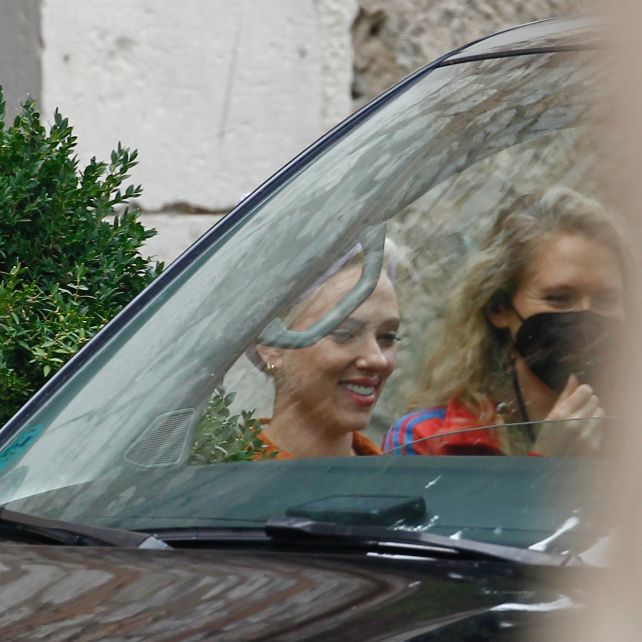 Scarlett Johansson Steps Out for the 1st Time Since Giving Birth to Son Cosmo, Actress Filming in Madrid