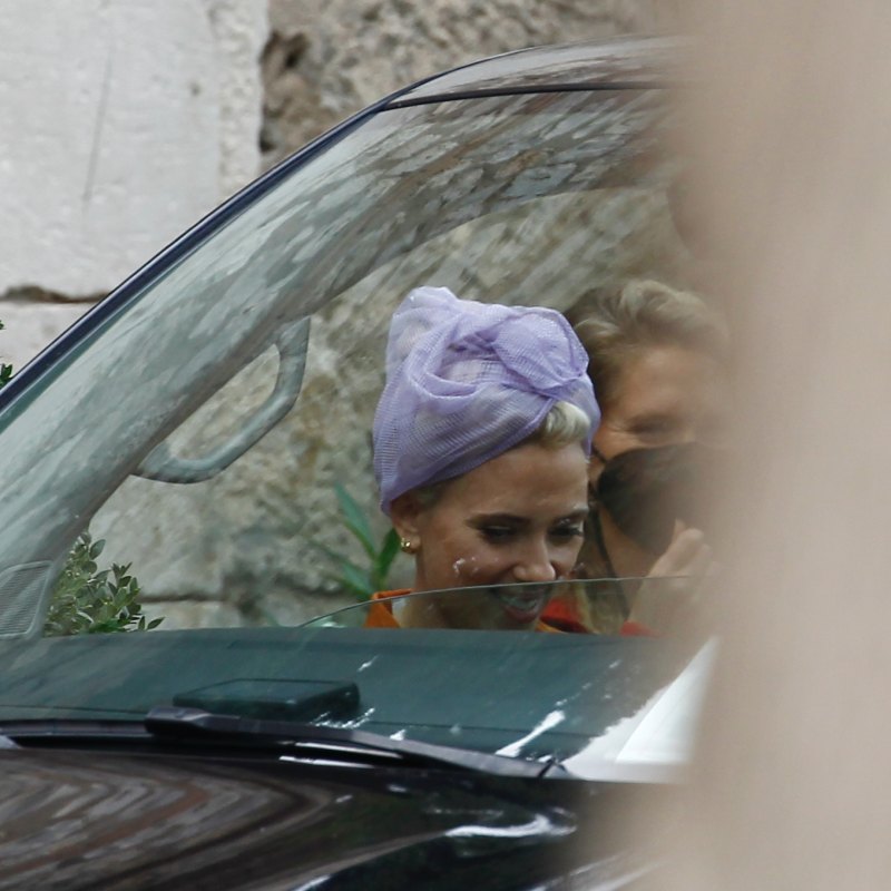 Scarlett Johansson Steps Out for the 1st Time Since Giving Birth to Son Cosmo, Actress Filming in Madrid