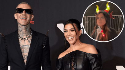Kourtney Kardashian and Travis Barker Enjoy Nights of the Jack With Daughters Alabama and Penelope