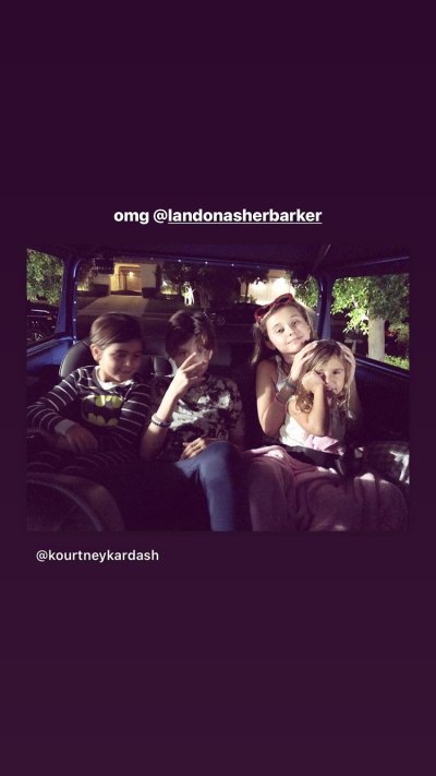 Kourtney Kardashian Shares a Sweet Photo of Her and Travis Barker’s Kids From 2017: ‘OMG’