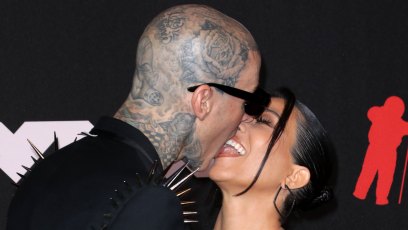 NSFW Alert! Kourtney Kardashian Tags Fiance Travis Barker in a Photo of Handcuffs on a Bed