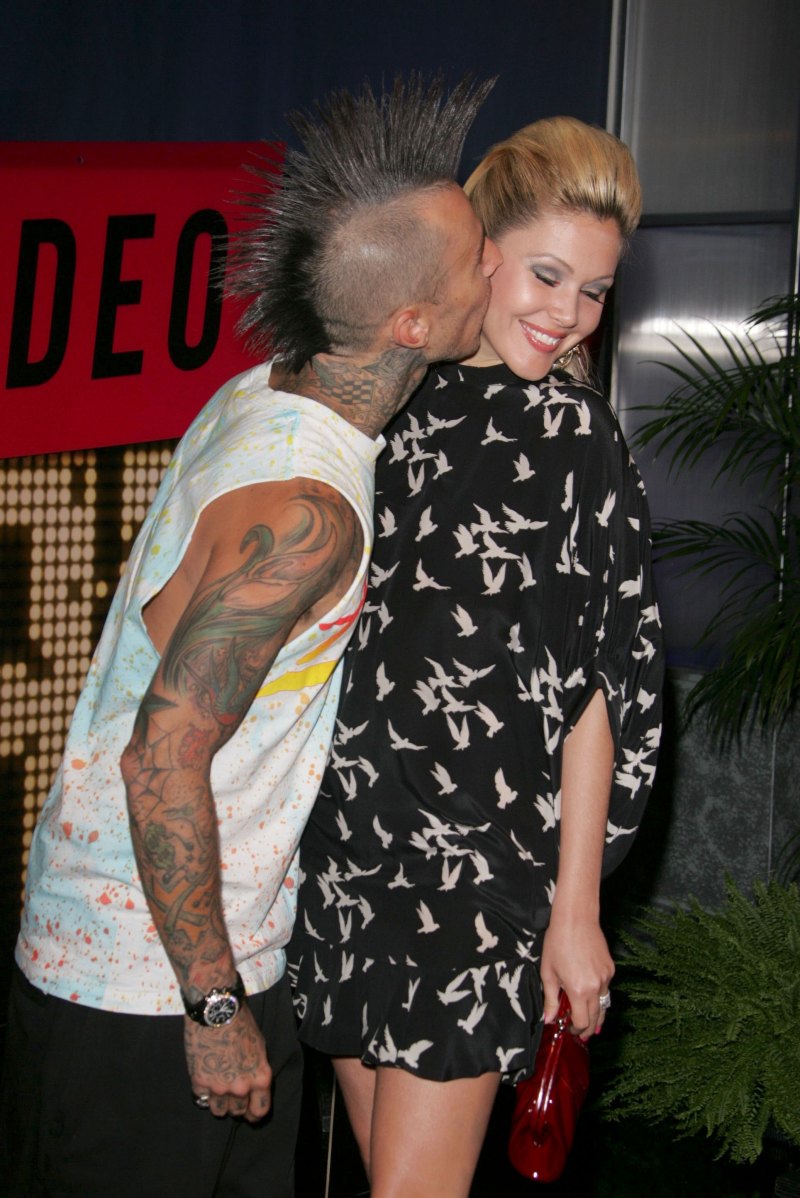 Travis Barker and Shanna Moakler PDA Moments Photos