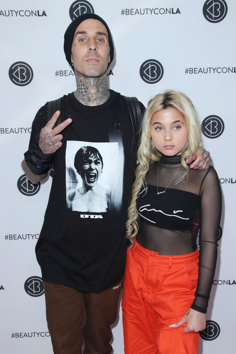 Travis Barker and His Kids on Red Carpets