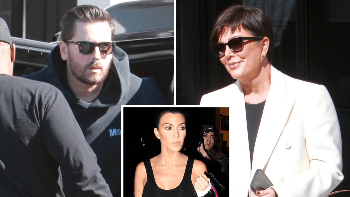 Scott Disick, Kris Jenner Have Lunch After Kourtney's Engagement