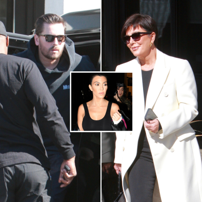 Scott Disick, Kris Jenner Have Lunch After Kourtney's Engagement
