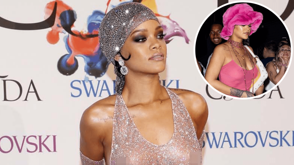Rihanna’s Most Fashionable Braless Moments Over the Years on the Red Carpet — And Beyond!