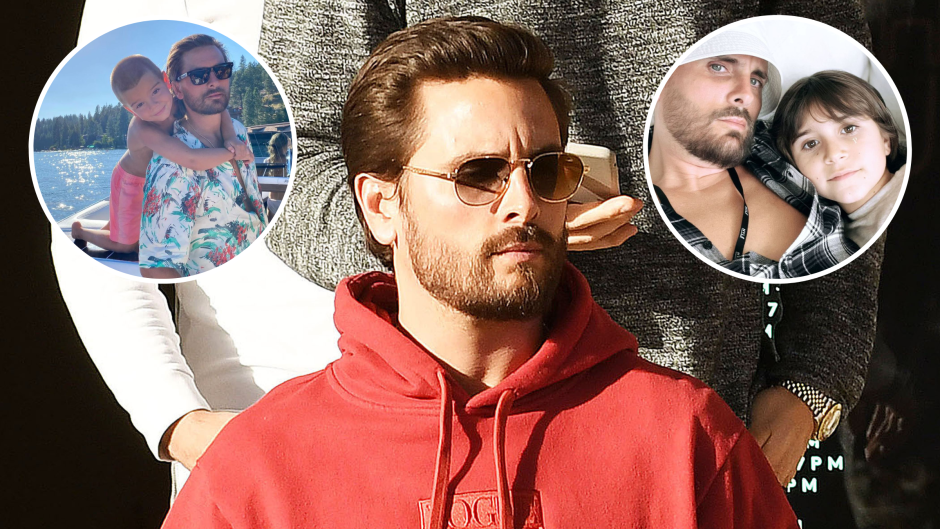 Scott Disick Hangs With Reign and Penelope After Kourtney Snub
