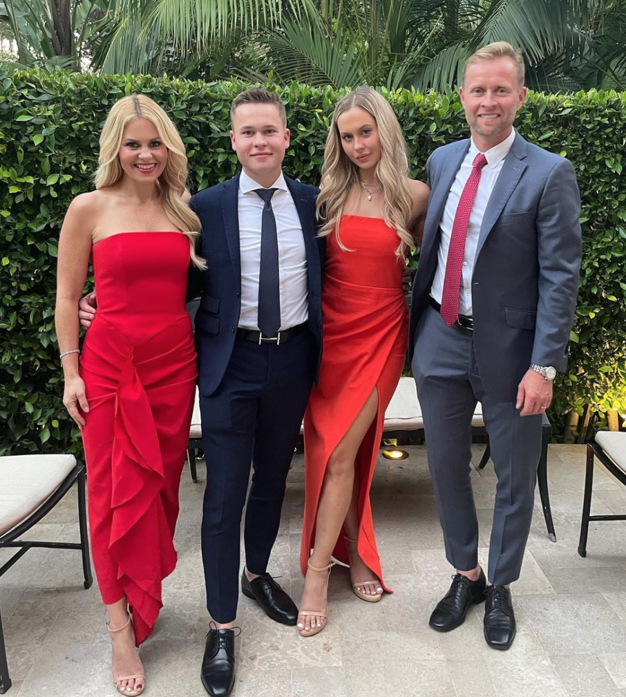 Candace Cameron Bure's Red Wedding Guest Dress: