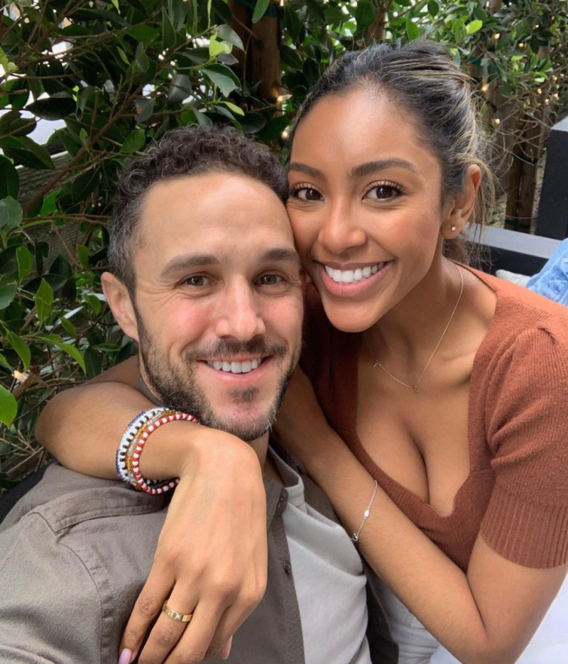 Tayshia Adams and Zac Clark Split